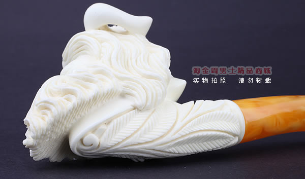 原装进口 意大利LUBINSKI鲁宾斯基大号海泡石烟斗 6件套装L35-6