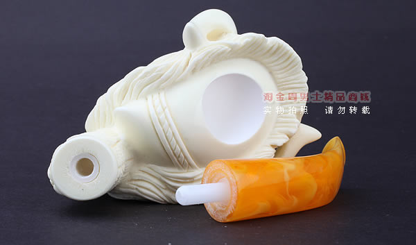 原装进口 意大利LUBINSKI鲁宾斯基大号海泡石烟斗 6件套装L35-8