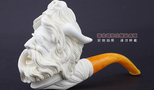 原装进口 意大利LUBINSKI鲁宾斯基大号海泡石烟斗 6件套装L37-1