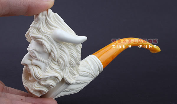 原装进口 意大利LUBINSKI鲁宾斯基大号海泡石烟斗 6件套装L37-10