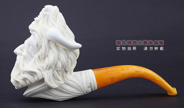 原装进口 意大利LUBINSKI鲁宾斯基大号海泡石烟斗 6件套装L37-4