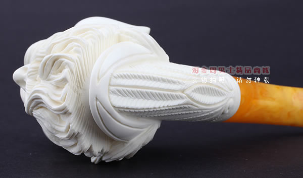 原装进口 意大利LUBINSKI鲁宾斯基大号海泡石烟斗 6件套装L37-5