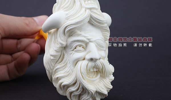 原装进口 意大利LUBINSKI鲁宾斯基大号海泡石烟斗 6件套装L37-7