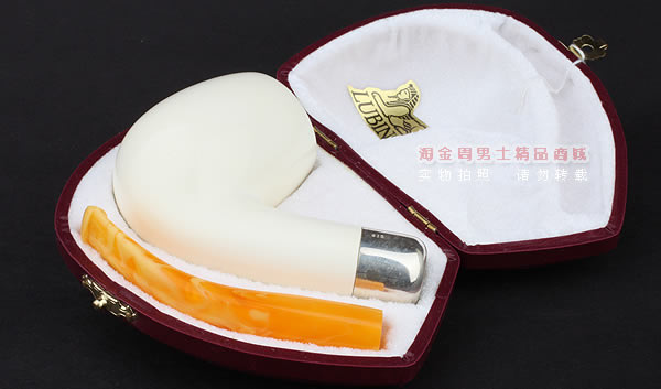 原装进口 意大利LUBINSKI鲁宾斯基大号海泡石烟斗 6件套装L38-10