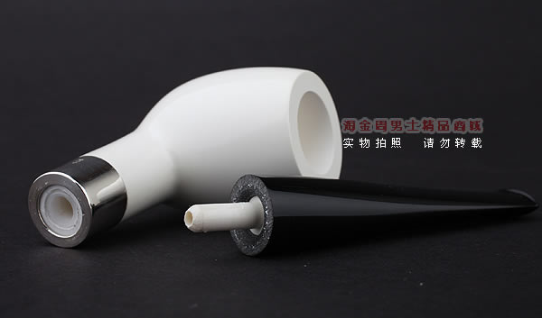 原装进口 意大利LUBINSKI鲁宾斯基海泡石烟斗 双斗礼盒套装L39-14