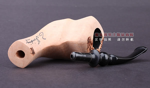 丹麦Erik Nording石楠木手工签名烟斗 SIGNATURE SMOOTH 原木14-7