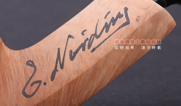 丹麦Erik Nording石楠木手工签名烟斗 SIGNATURE SMOOTH 原木16-8