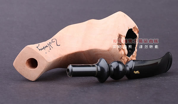 丹麦Erik Nording石楠木手工签名烟斗 SIGNATURE SMOOTH 原木18-7