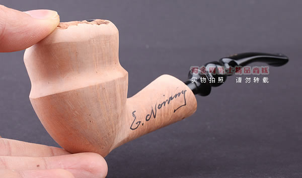 丹麦Erik Nording石楠木手工签名烟斗 SIGNATURE SMOOTH 原木19-10