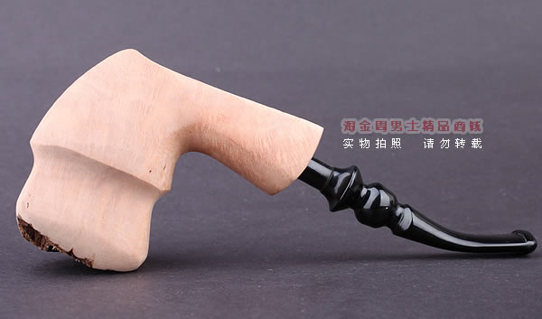 丹麦Erik Nording石楠木手工签名烟斗 SIGNATURE SMOOTH 原木19-5