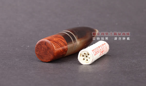 原装进口 加拿大Silver Castle SC石楠木牛角烟斗压棒01-1
