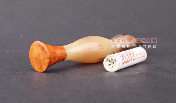 原装进口 加拿大Silver Castle SC石楠木牛角烟斗压棒03-2