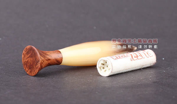 原装进口 加拿大Silver Castle SC石楠木牛角烟斗压棒04-2