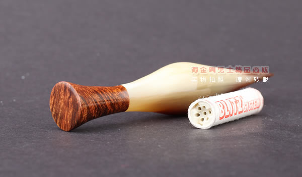原装进口 加拿大Silver Castle SC石楠木牛角烟斗压棒06-2