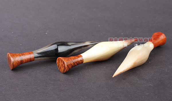 原装进口 加拿大Silver Castle SC石楠木牛角烟斗压棒06-3