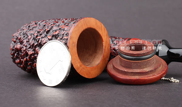 进口烟具 正品意大利brebbia芭比石楠木烟斗 六件套装带盖粗面斗-6