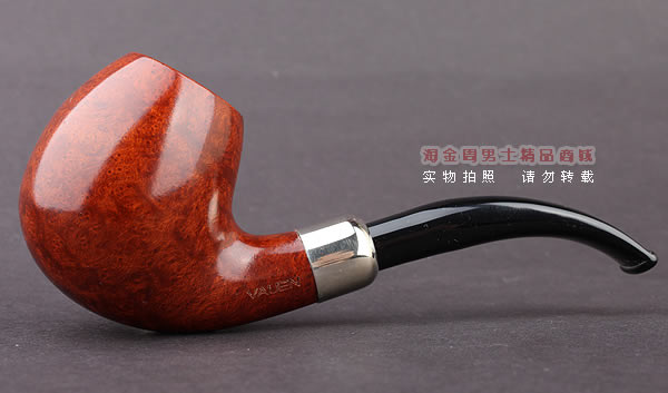 德国华云VAUEN churchwarden进口石楠木烟斗 丘吉瓦登3604 双嘴-4