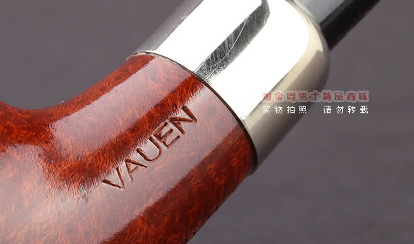 德国华云VAUEN churchwarden进口石楠木烟斗 丘吉瓦登3604 双嘴-9