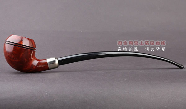 德国华云VAUEN churchwarden进口石楠木烟斗 丘吉瓦登3608 双嘴-6