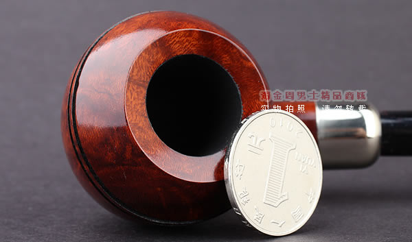 德国华云VAUEN churchwarden进口石楠木烟斗 丘吉瓦登3608 双嘴-7