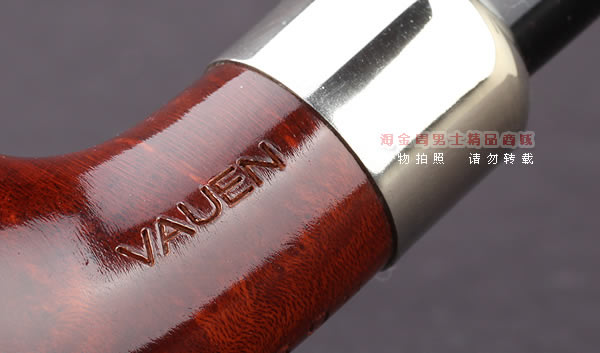 德国华云VAUEN churchwarden进口石楠木烟斗 丘吉瓦登3608 双嘴-9