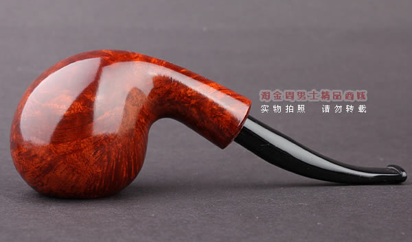 德国华云VAUEN churchwarden进口石楠木烟斗 丘吉瓦登3613 双嘴-4