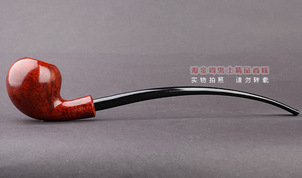 德国华云VAUEN churchwarden进口石楠木烟斗 丘吉瓦登3613 双嘴-5