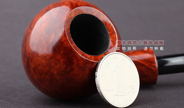 德国华云VAUEN churchwarden进口石楠木烟斗 丘吉瓦登3613 双嘴-6