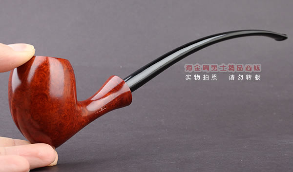 德国华云VAUEN churchwarden进口石楠木烟斗 丘吉瓦登3641 双嘴-10