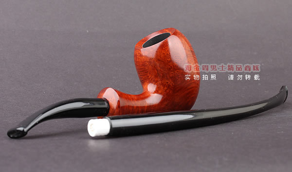 德国华云VAUEN churchwarden进口石楠木烟斗 丘吉瓦登3641 双嘴-2