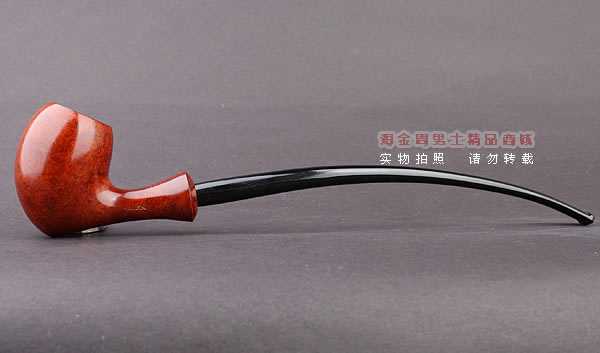 德国华云VAUEN churchwarden进口石楠木烟斗 丘吉瓦登3641 双嘴-5