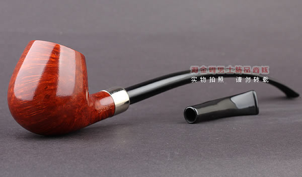 德国华云VAUEN churchwarden进口石楠木烟斗 丘吉瓦登3661 双嘴-1
