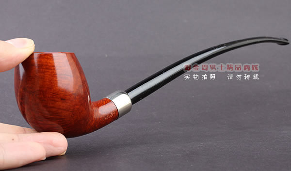 德国华云VAUEN churchwarden进口石楠木烟斗 丘吉瓦登3671 双嘴-11