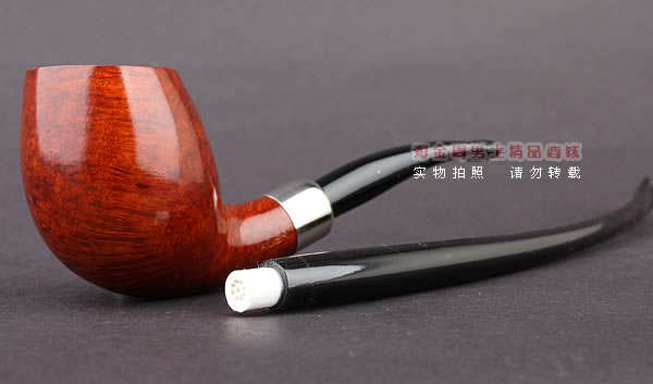 德国华云VAUEN churchwarden进口石楠木烟斗 丘吉瓦登3671 双嘴-3