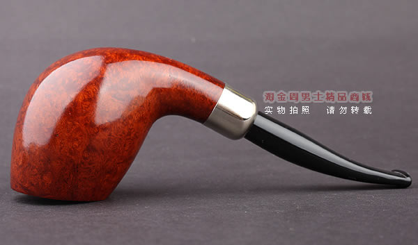 德国华云VAUEN churchwarden进口石楠木烟斗 丘吉瓦登3671 双嘴-5