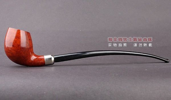 德国华云VAUEN churchwarden进口石楠木烟斗 丘吉瓦登3671 双嘴-6