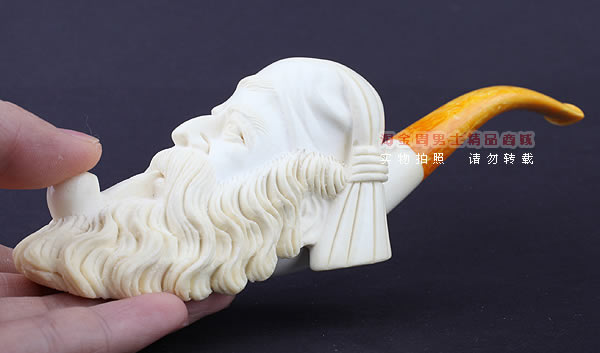 原装进口 意大利LUBINSKI鲁宾斯基大号海泡石烟斗 6件套装L40-10