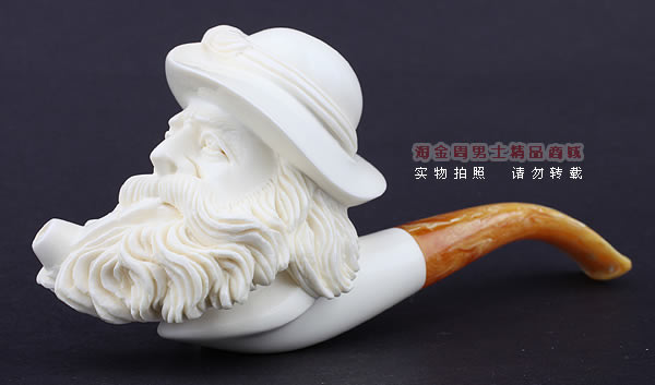 原装进口 意大利LUBINSKI鲁宾斯基大号海泡石烟斗 6件套装L41-1