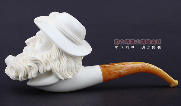 原装进口 意大利LUBINSKI鲁宾斯基大号海泡石烟斗 6件套装L41-4