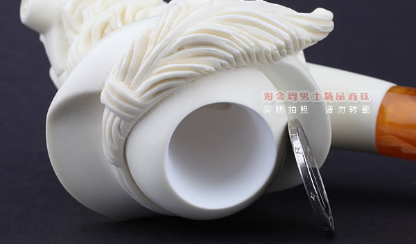 原装进口 意大利LUBINSKI鲁宾斯基大号海泡石烟斗 6件套装L41-7