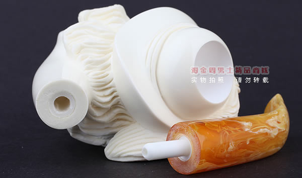 原装进口 意大利LUBINSKI鲁宾斯基大号海泡石烟斗 6件套装L41-8