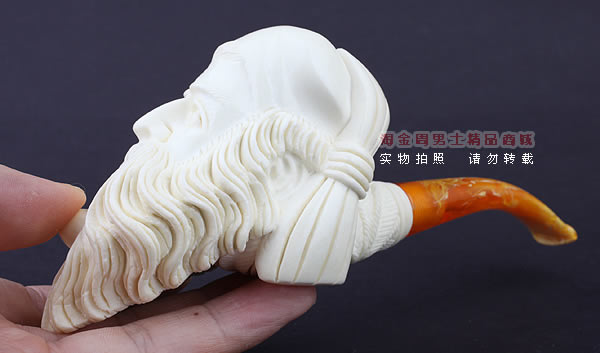 原装进口 意大利LUBINSKI鲁宾斯基大号海泡石烟斗 6件套装L42-11