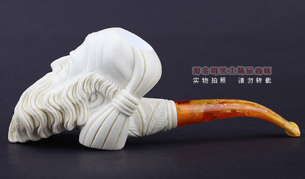 原装进口 意大利LUBINSKI鲁宾斯基大号海泡石烟斗 6件套装L42-4