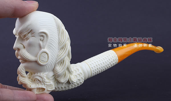 原装进口 意大利LUBINSKI鲁宾斯基大号海泡石烟斗 6件套装L43-11