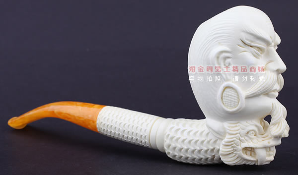 原装进口 意大利LUBINSKI鲁宾斯基大号海泡石烟斗 6件套装L43-2