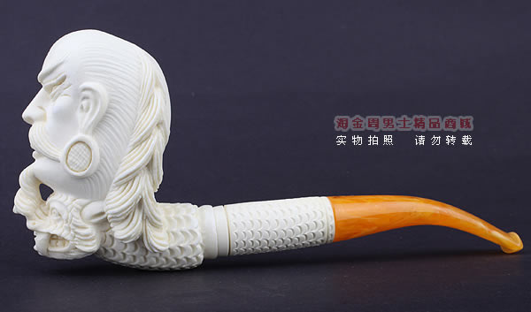 原装进口 意大利LUBINSKI鲁宾斯基大号海泡石烟斗 6件套装L43-4