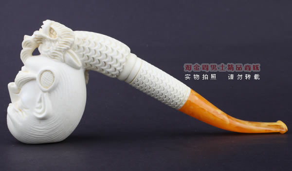 原装进口 意大利LUBINSKI鲁宾斯基大号海泡石烟斗 6件套装L43-5