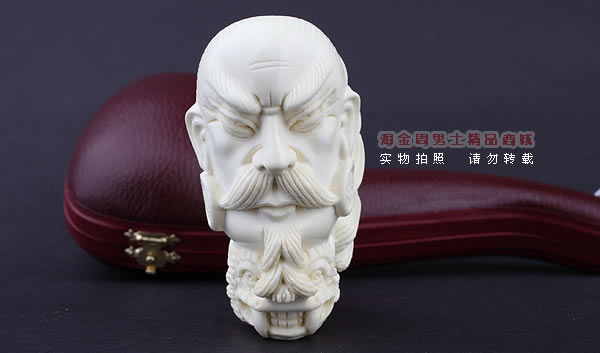 原装进口 意大利LUBINSKI鲁宾斯基大号海泡石烟斗 6件套装L43-9