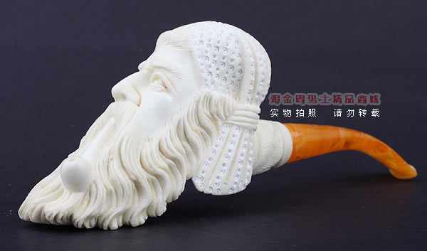 原装进口 意大利LUBINSKI鲁宾斯基大号海泡石烟斗 6件套装L44-1