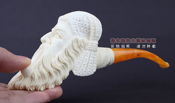 原装进口 意大利LUBINSKI鲁宾斯基大号海泡石烟斗 6件套装L44-11